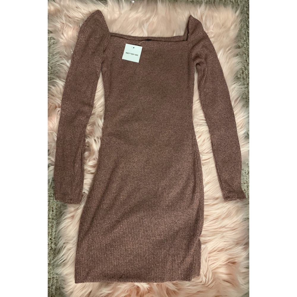 Ribbed Bodycon Mini Dress